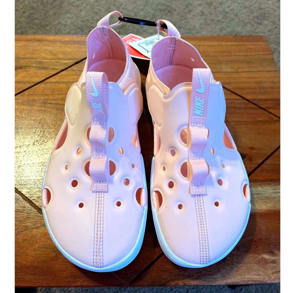 Nike Sunray Protect 3 Echo Pink White Kids Water Sandals HF6277-600 Size 13c